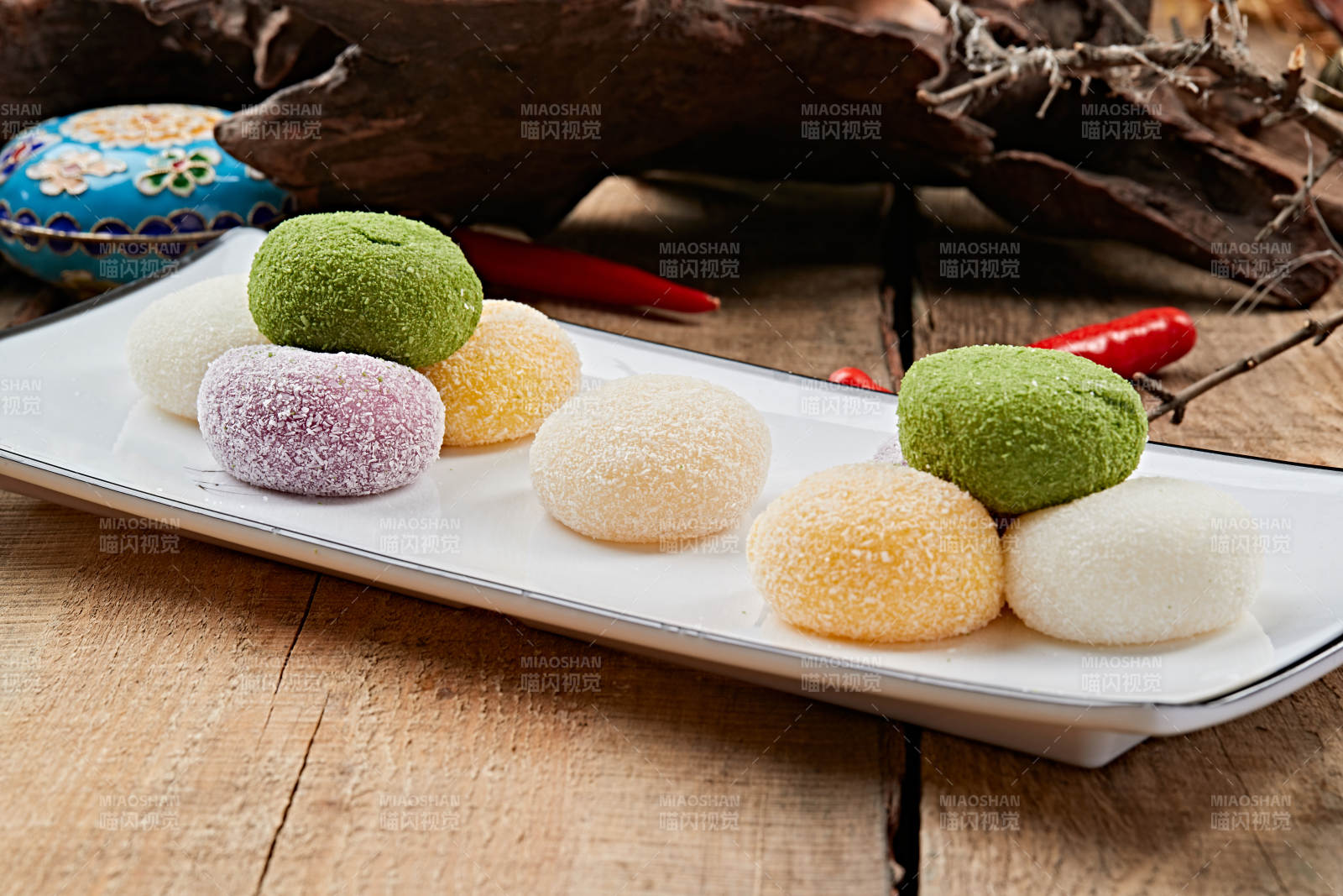 奶油五色糯米糍