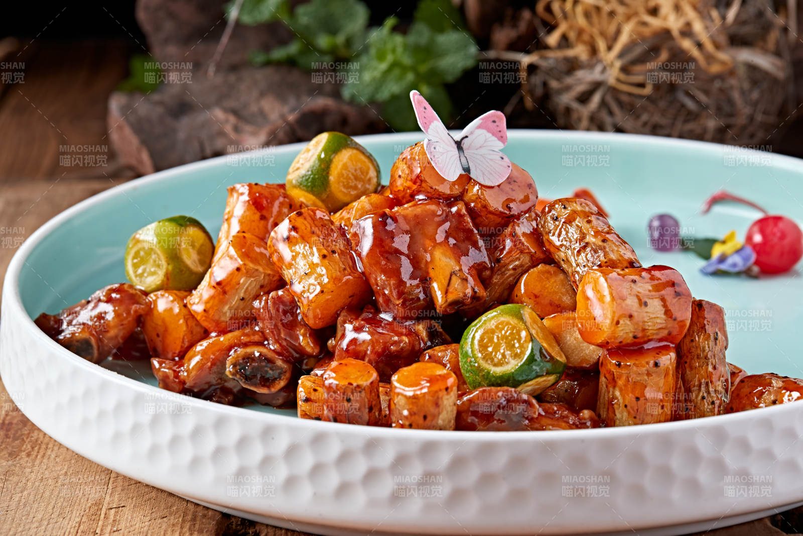 糖醋炒铁棍山药猪小排