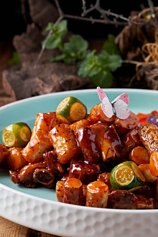 糖醋炒铁棍山药猪小排