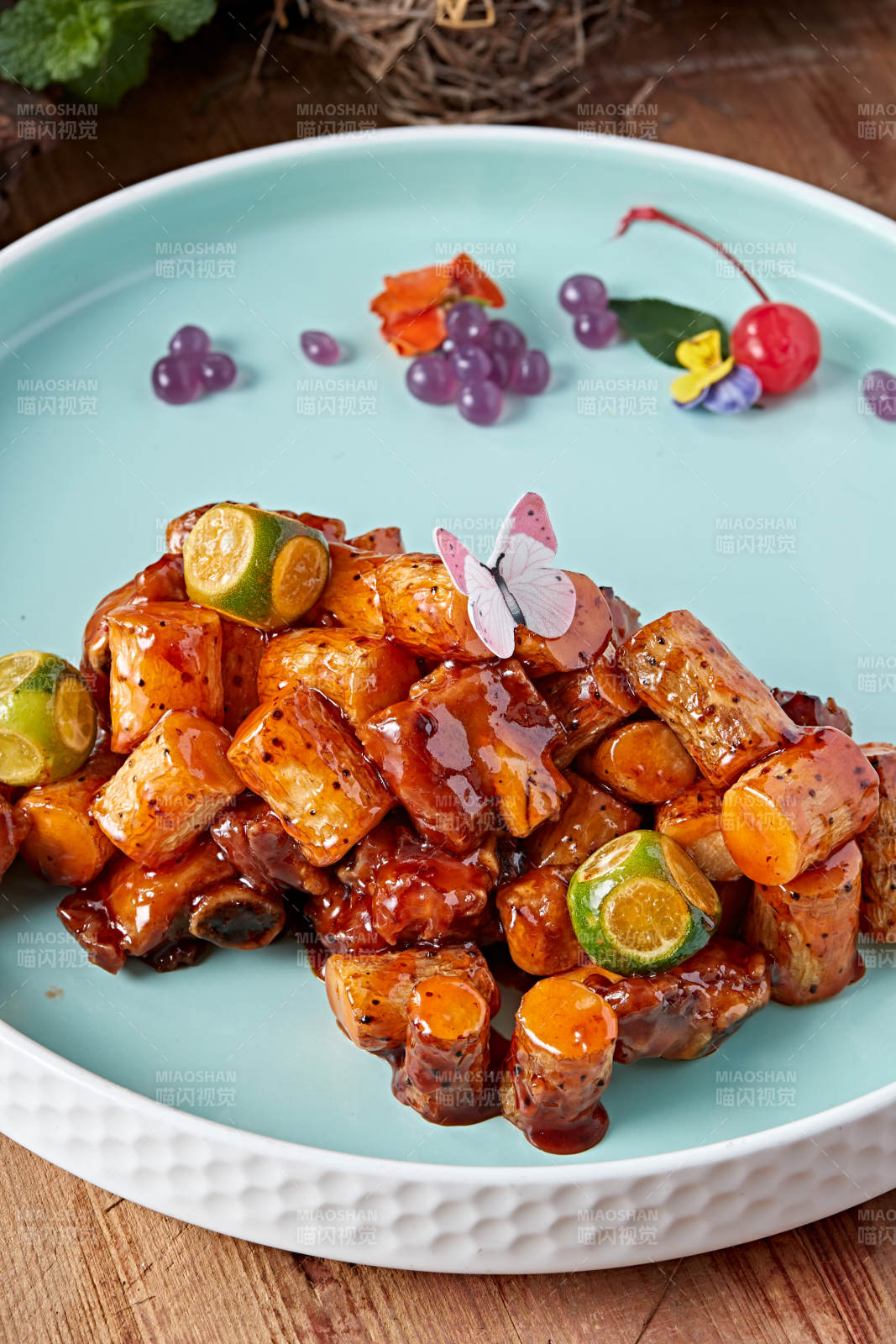 糖醋炒铁棍山药猪小排