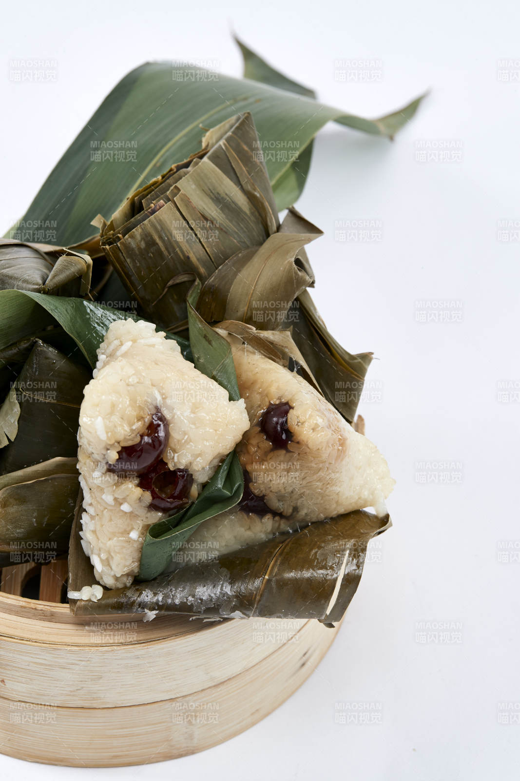 端午節的粽子和原材料