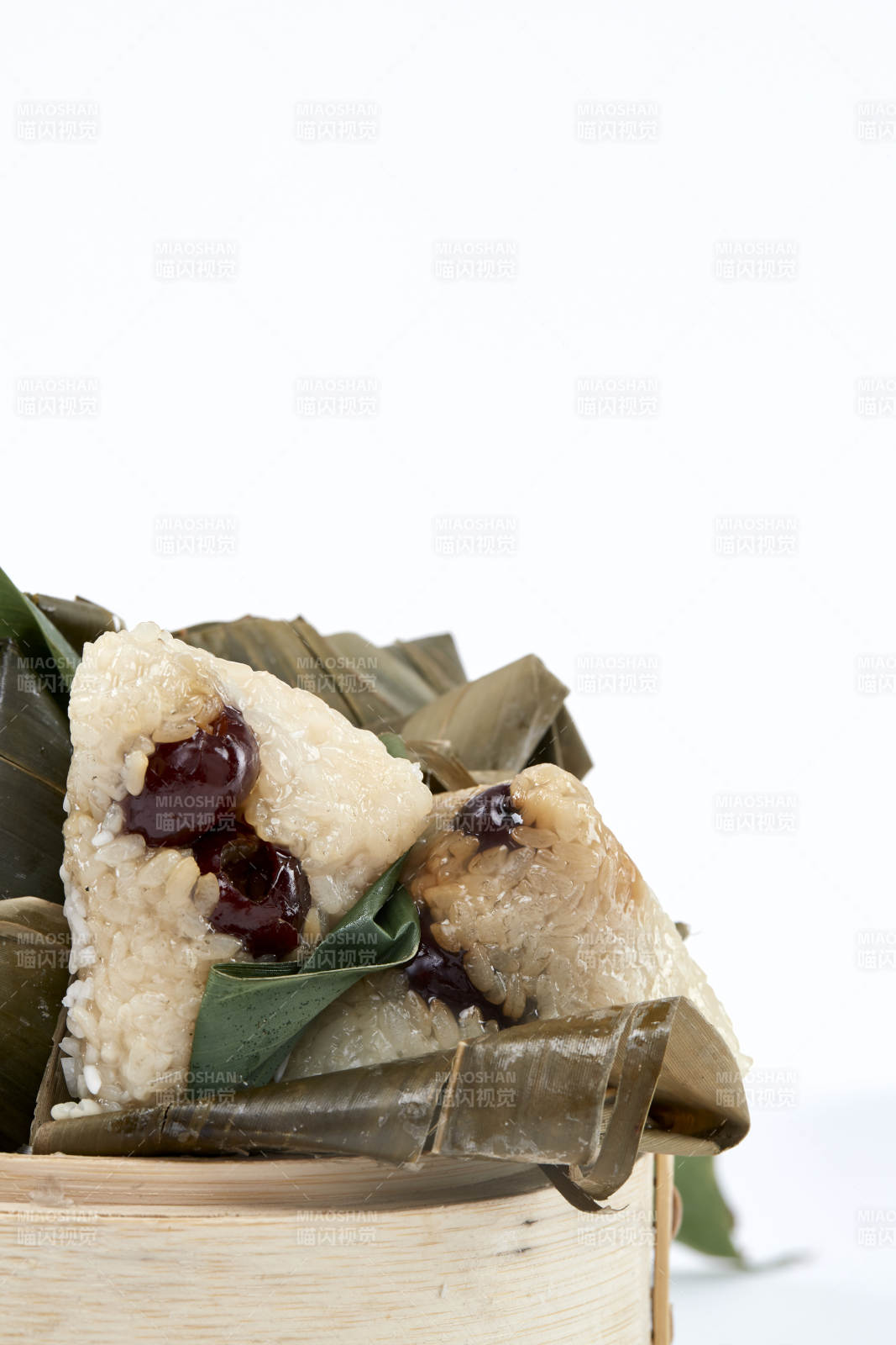 端午節的粽子和原材料