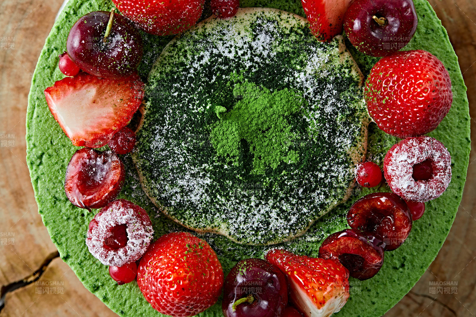 鲜果抹茶禅意鲜奶蛋糕