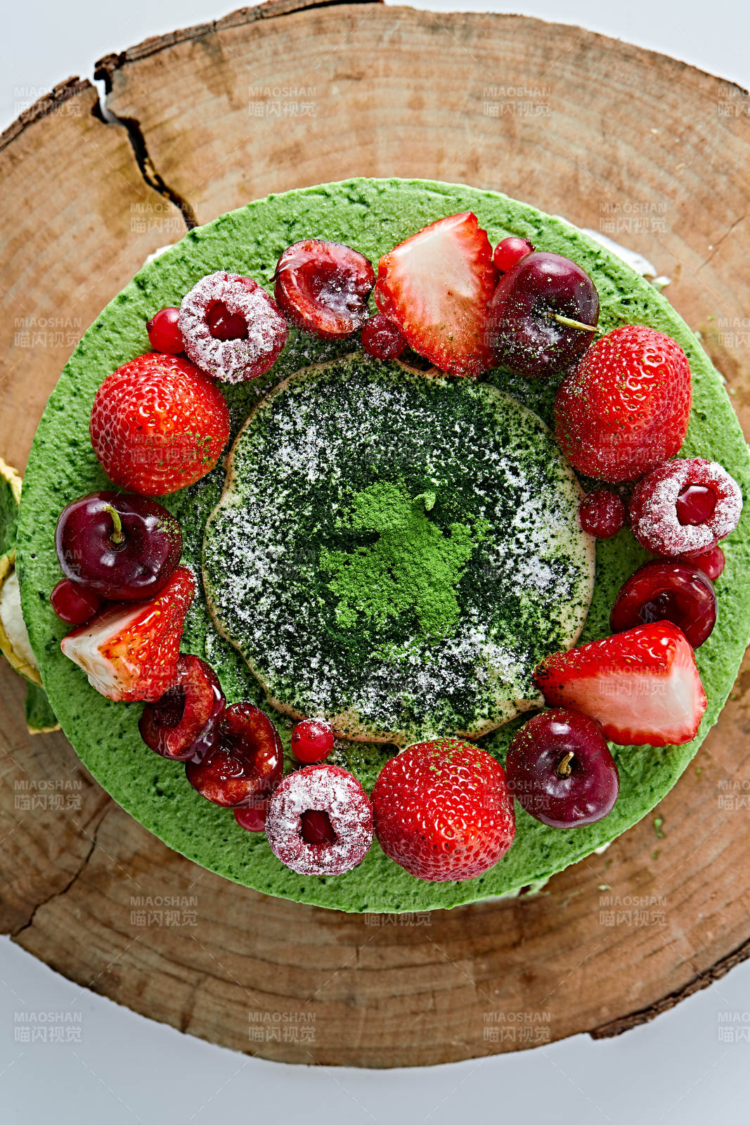 鲜果抹茶禅意鲜奶蛋糕