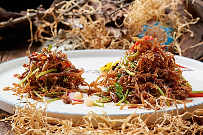 炝炒手撕带鱼丝