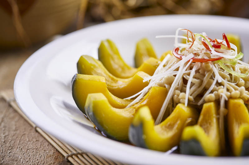 清蒸金针菇云南小南瓜