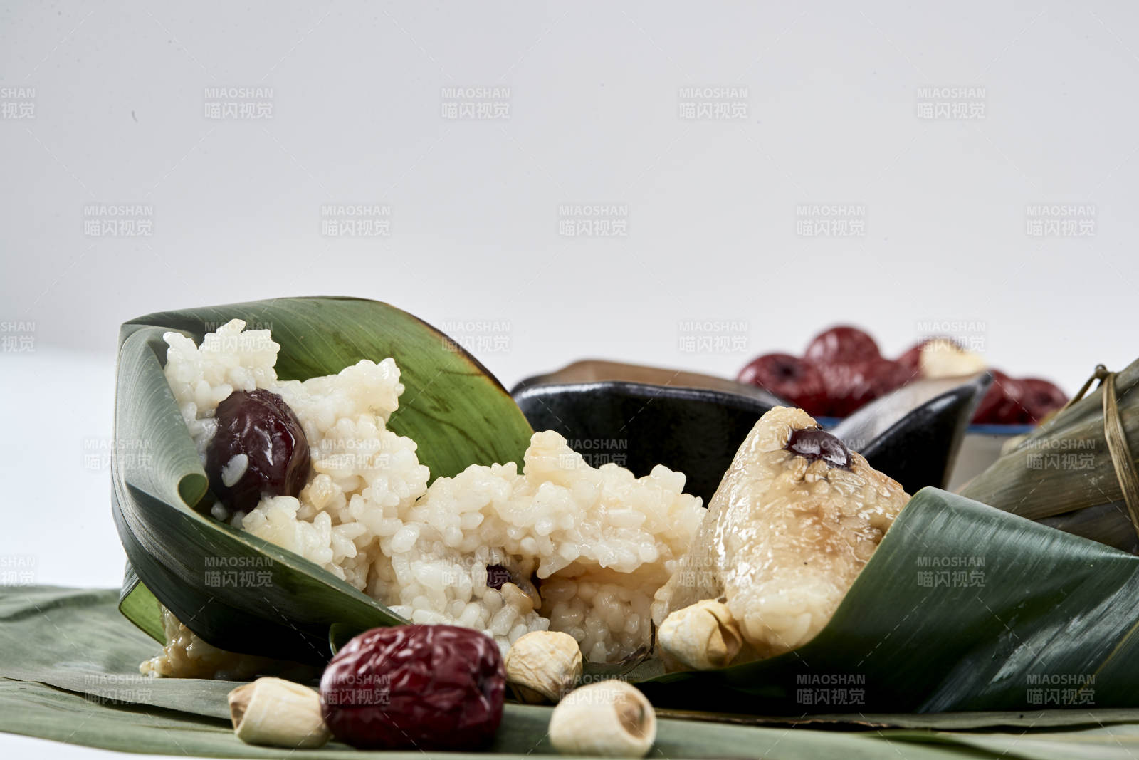 端午節(jié)的粽子和原材料