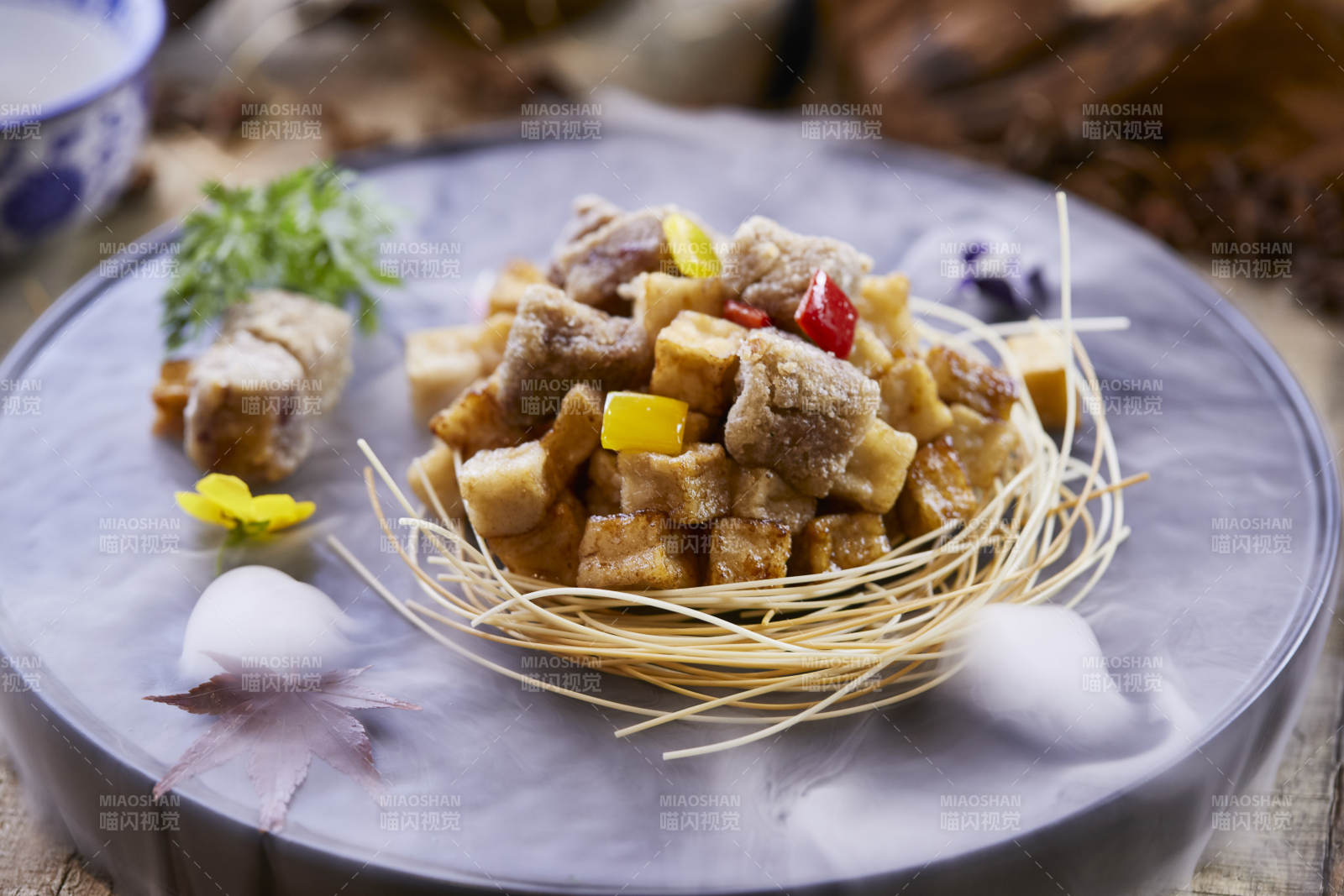 酱爆鹅肝杏鲍菇