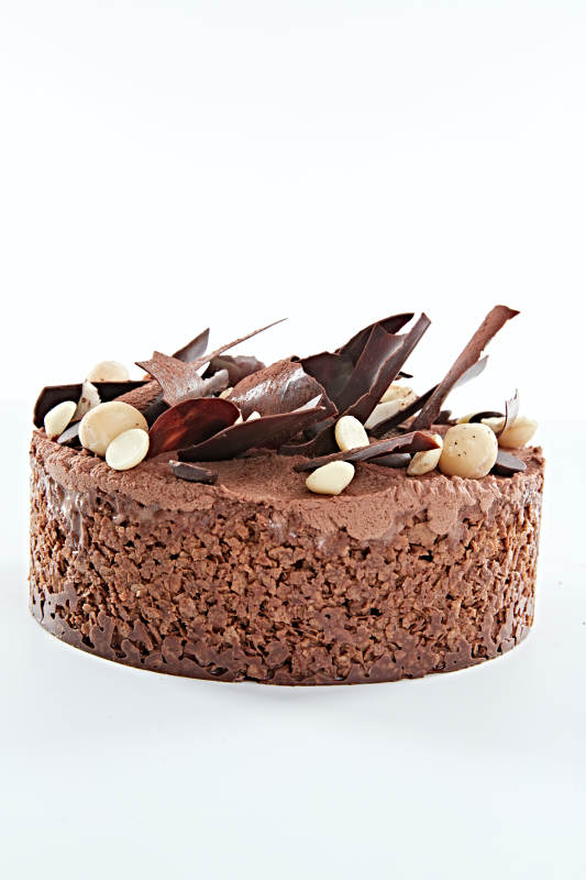 可可散粉黑森林堅果冰淇淋蛋糕