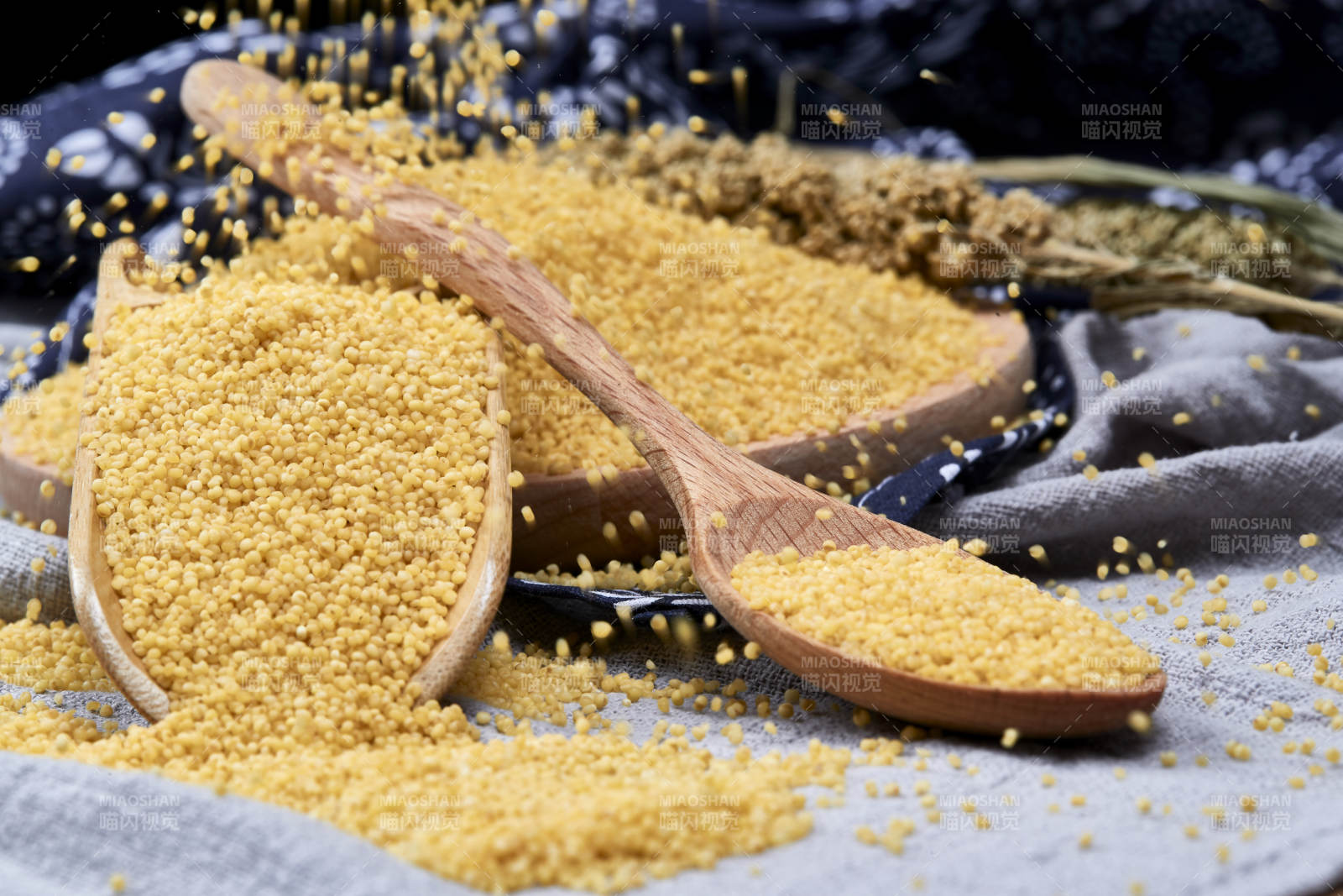 质量上乘的金黄小米粟米