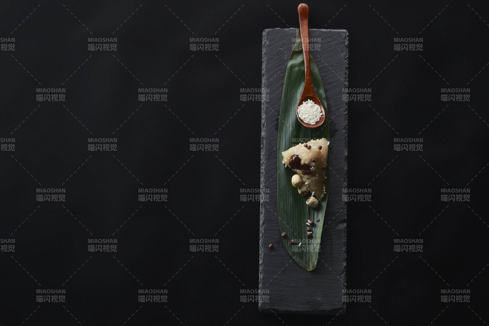 端午節的粽子和原材料