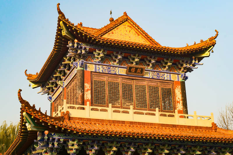 大悲禅寺—古塔飞檐映蓝天