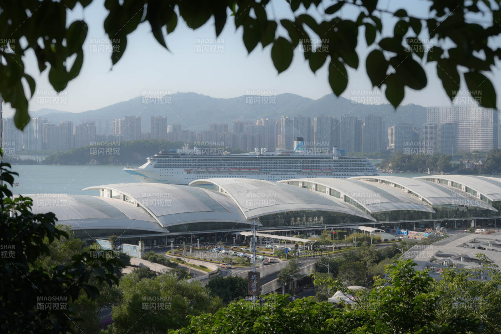 廈門郵輪中心港口航站樓遠景