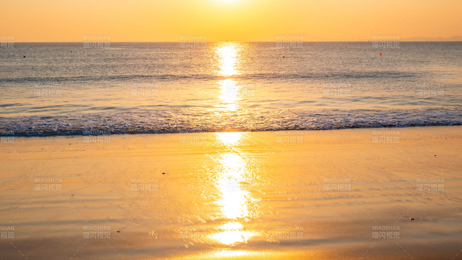 泉州金色沙滩日落