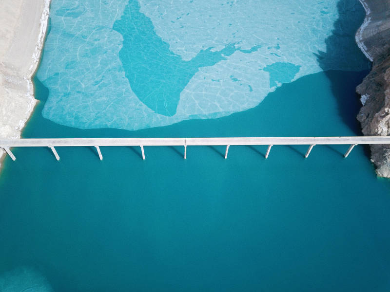 新疆碧海长桥航拍