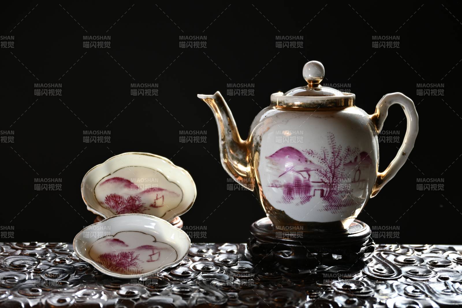 紫韵茶具静谧之美