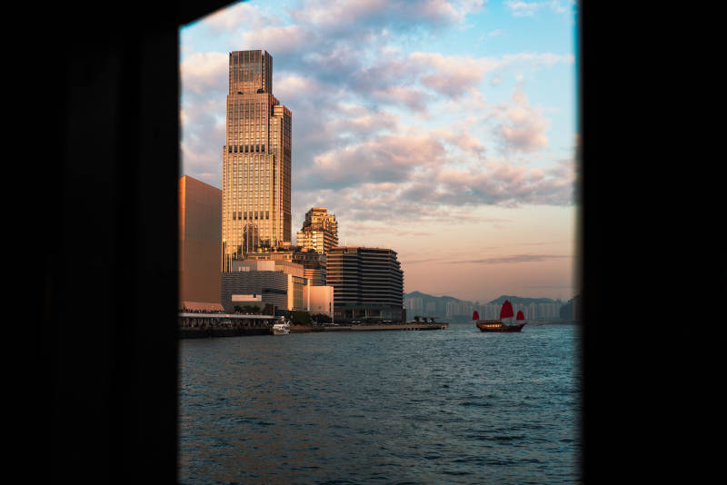 维多利亚港天星小轮视角