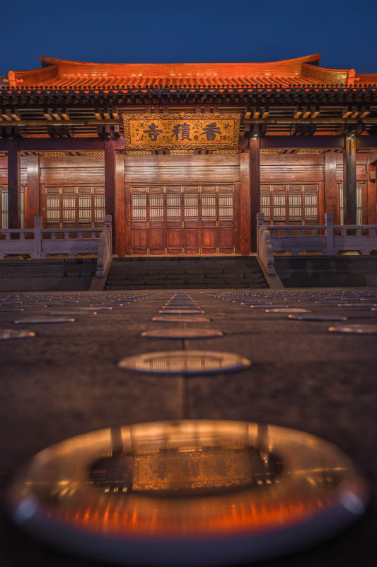 香杭州积寺夜景