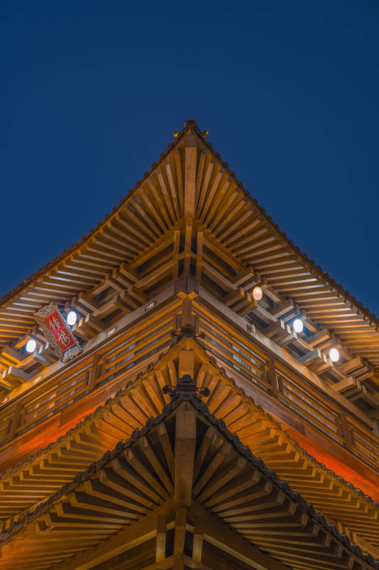 香积寺钟楼夜景