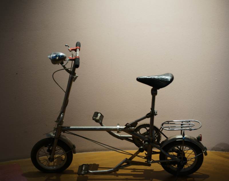 折叠自行车展示