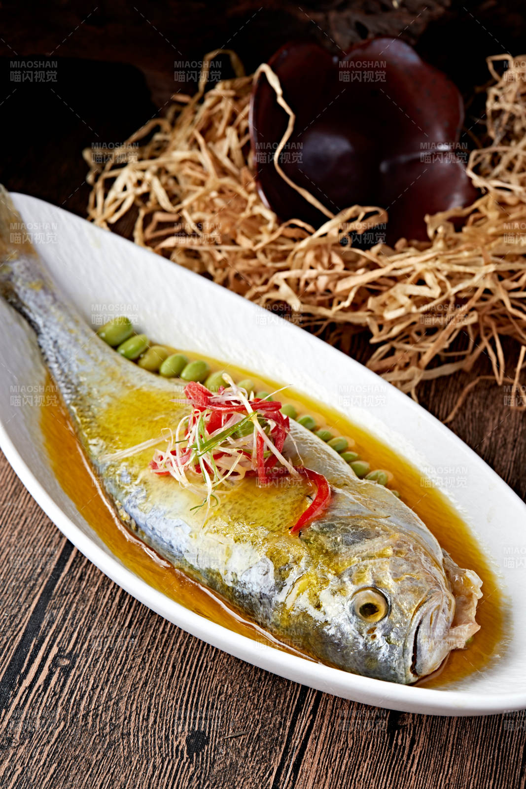 香蒸濃湯大黃魚