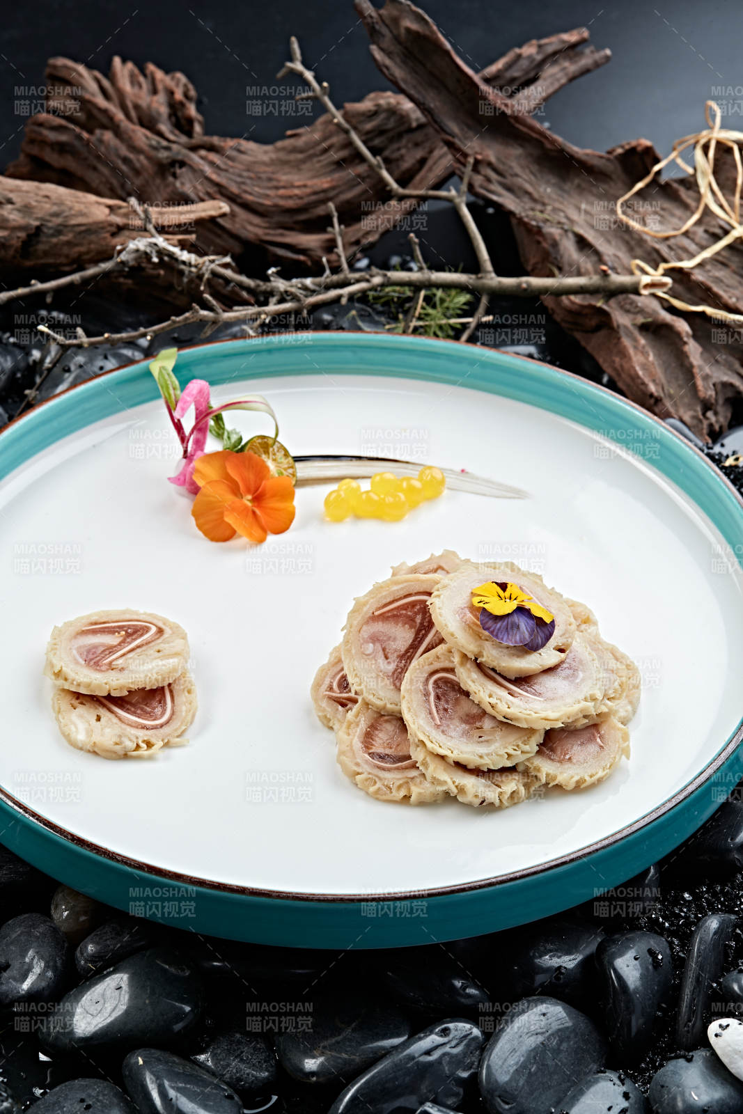 豬兒魷魚卷切片