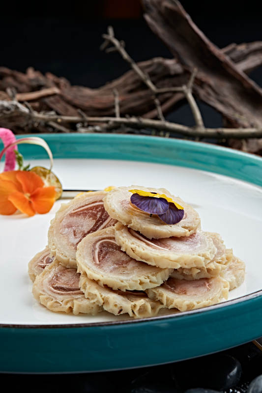 猪儿鱿鱼卷切片