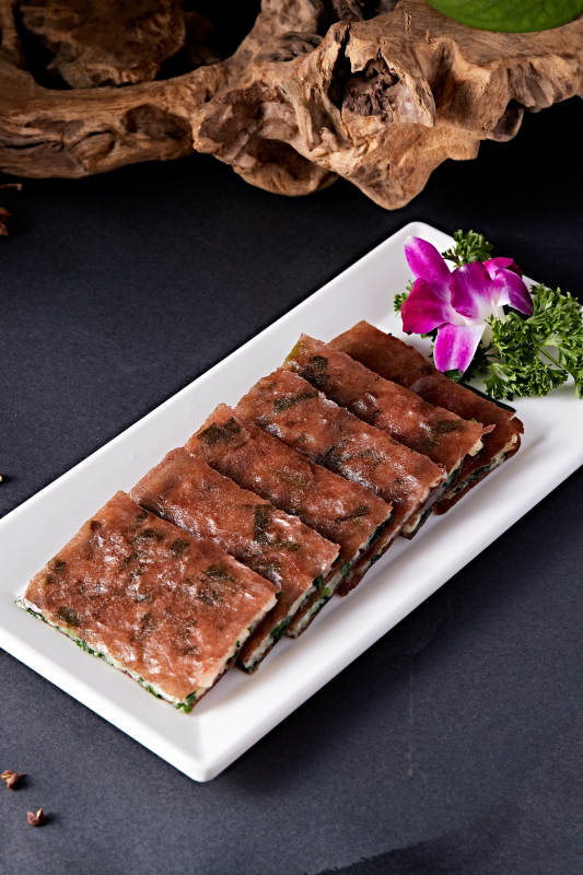 港式脆皮韭菜虾饼