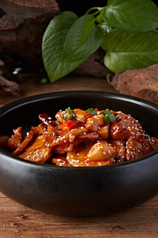 杏鲍菇酱爆牛仔骨