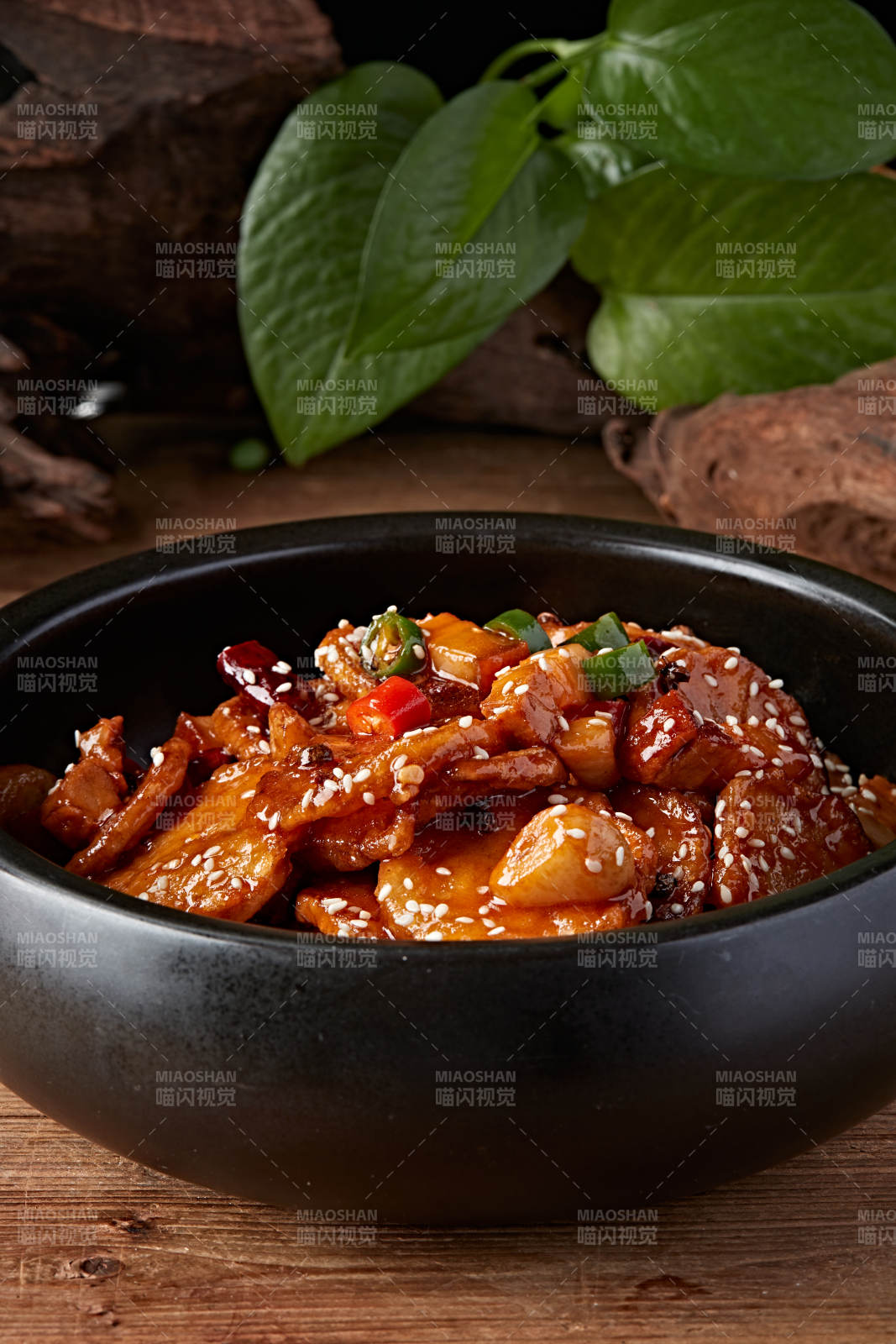 杏鲍菇酱爆牛仔骨