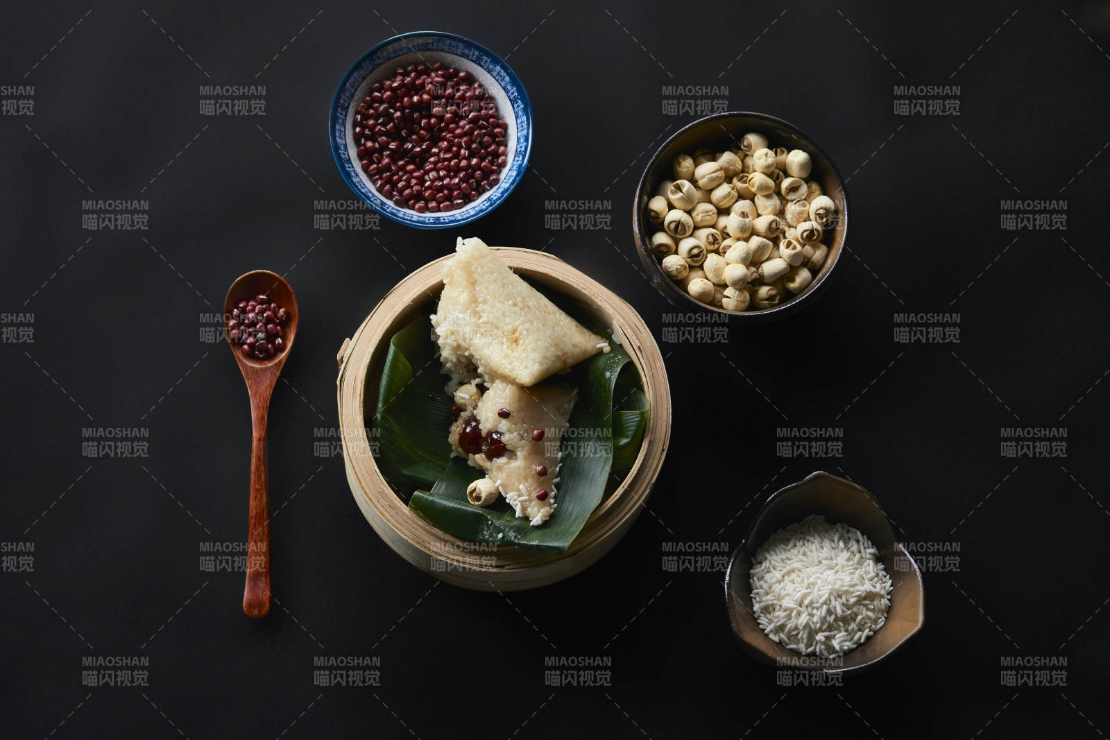 端午節(jié)的粽子和原材料