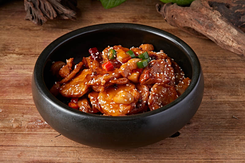杏鲍菇酱爆牛仔骨