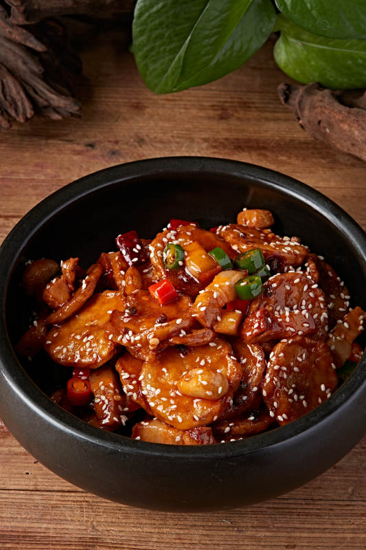 杏鲍菇酱爆牛仔骨