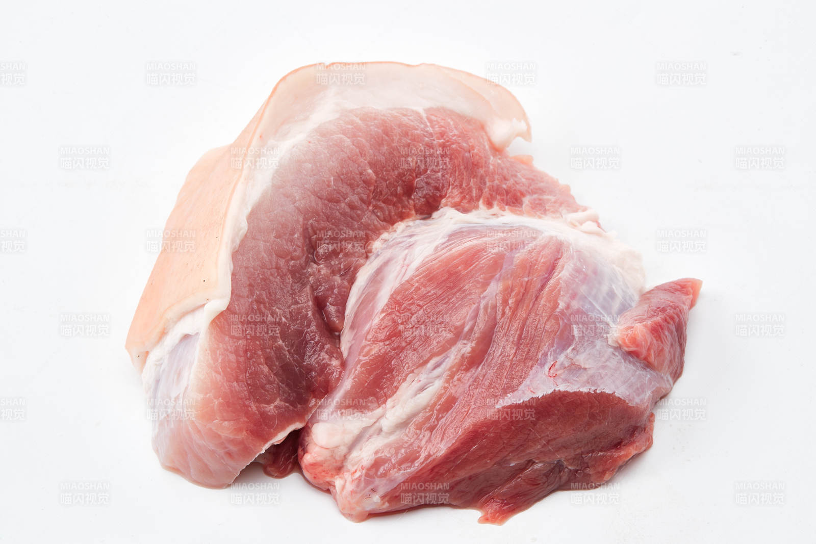 检疫合格的屠宰生鲜猪肉