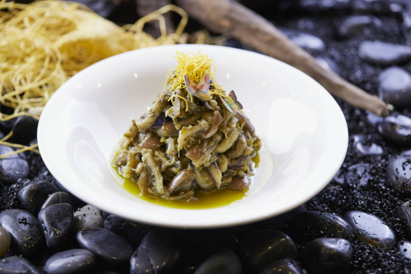 麻油拌蒜泥蒸茄子