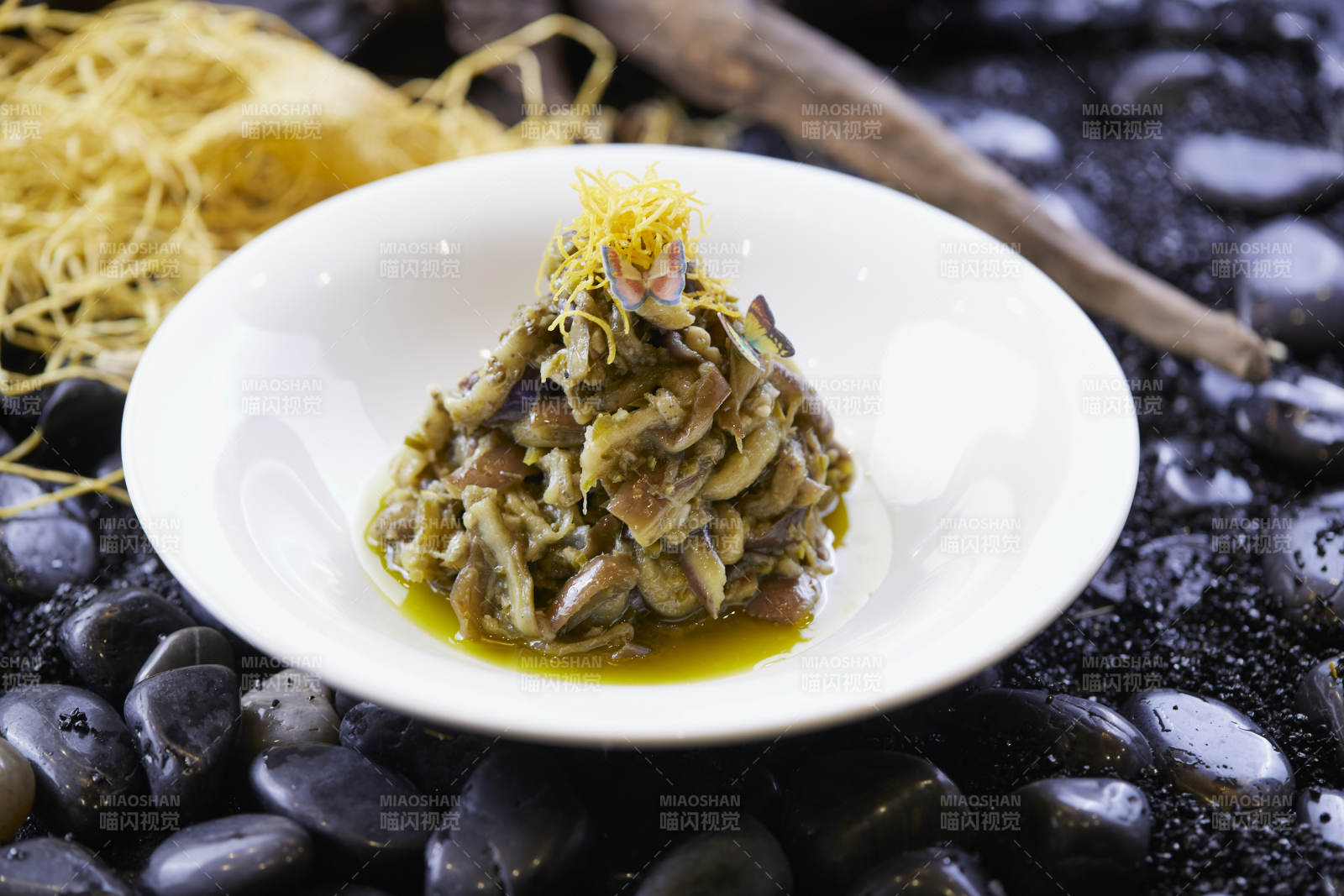 麻油拌蒜泥蒸茄子