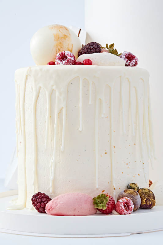 鲜果法式高级奶油慕斯生日婚礼蛋糕