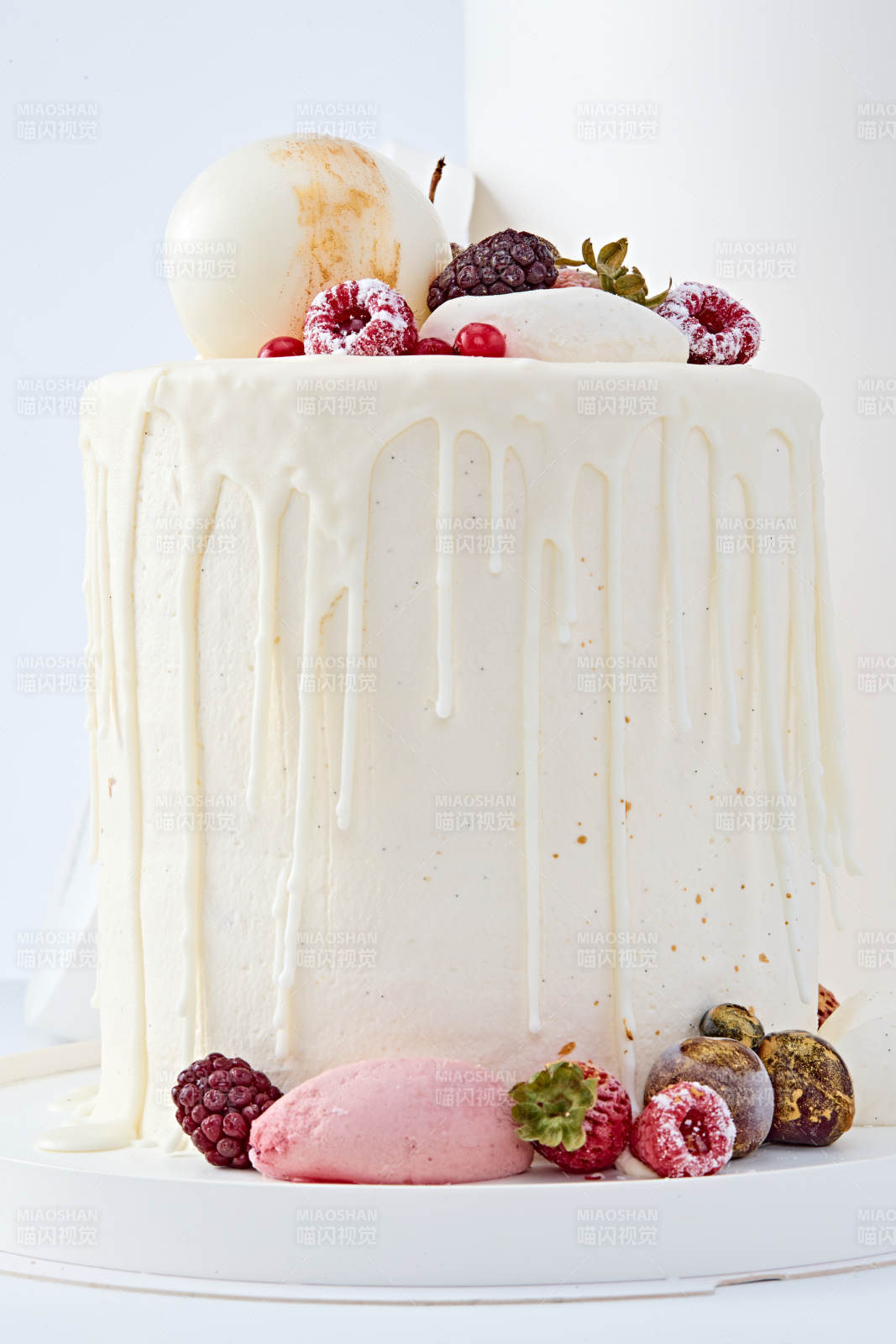 鲜果法式高级奶油慕斯生日婚礼蛋糕