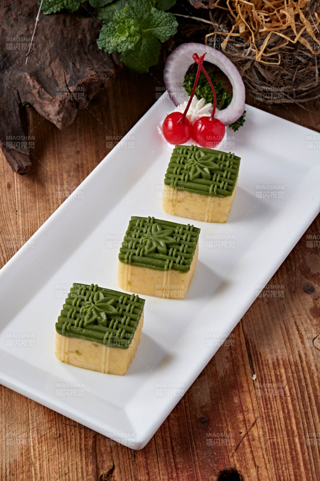 茶餐抹茶豆泥糕