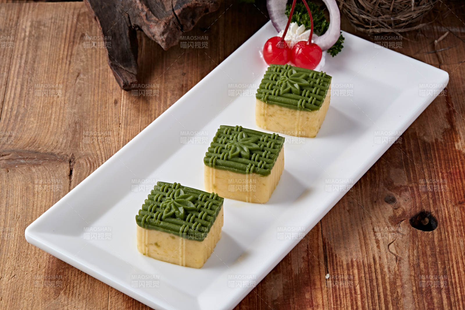 茶餐抹茶豆泥糕