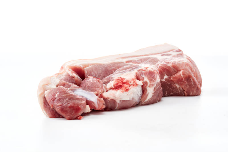 檢疫合格的屠宰生鮮豬肉