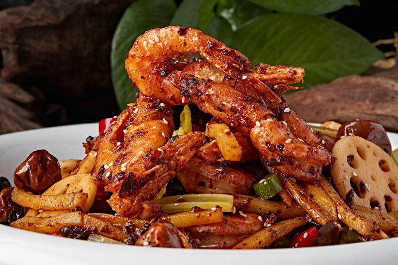 川味麻辣香鍋蝦