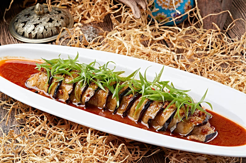 红油川香鱼香茄子