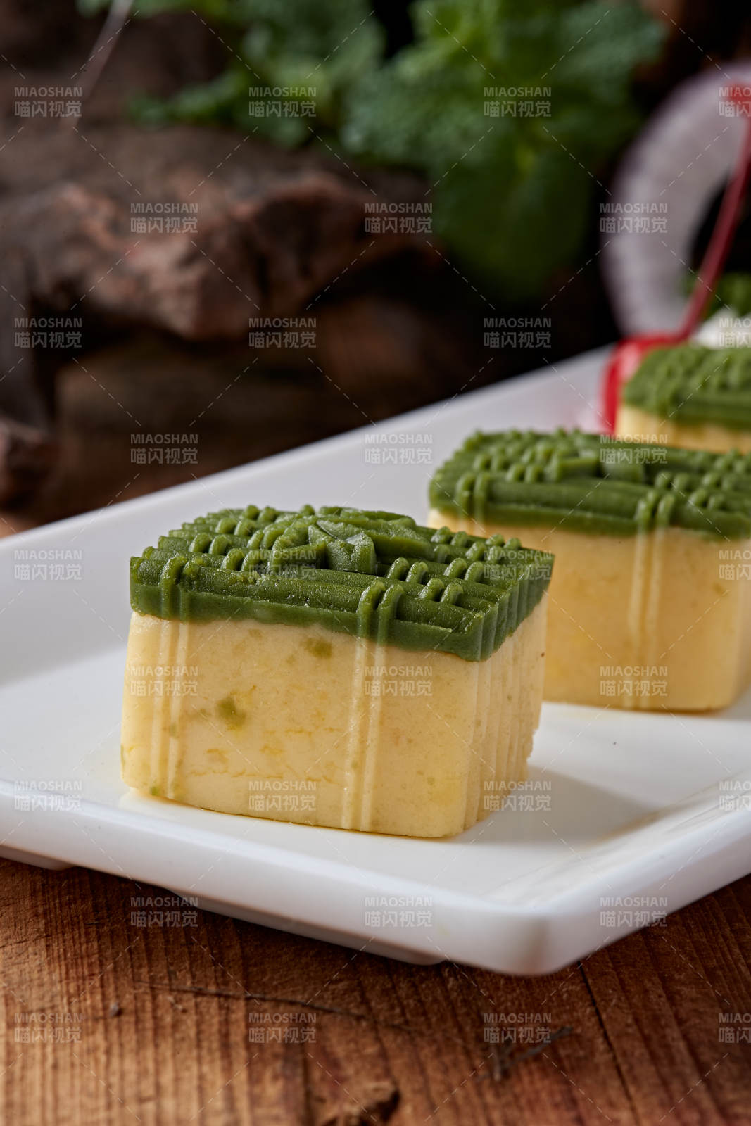 茶餐抹茶豆泥糕