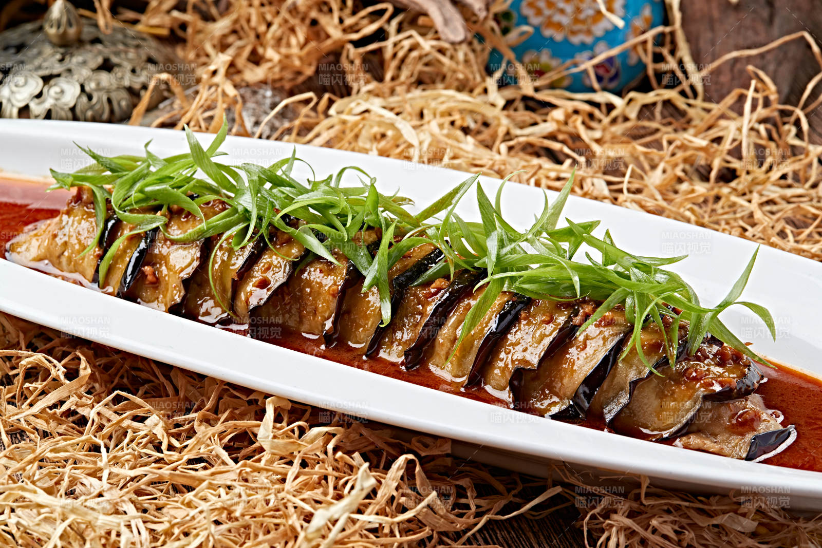 红油川香鱼香茄子