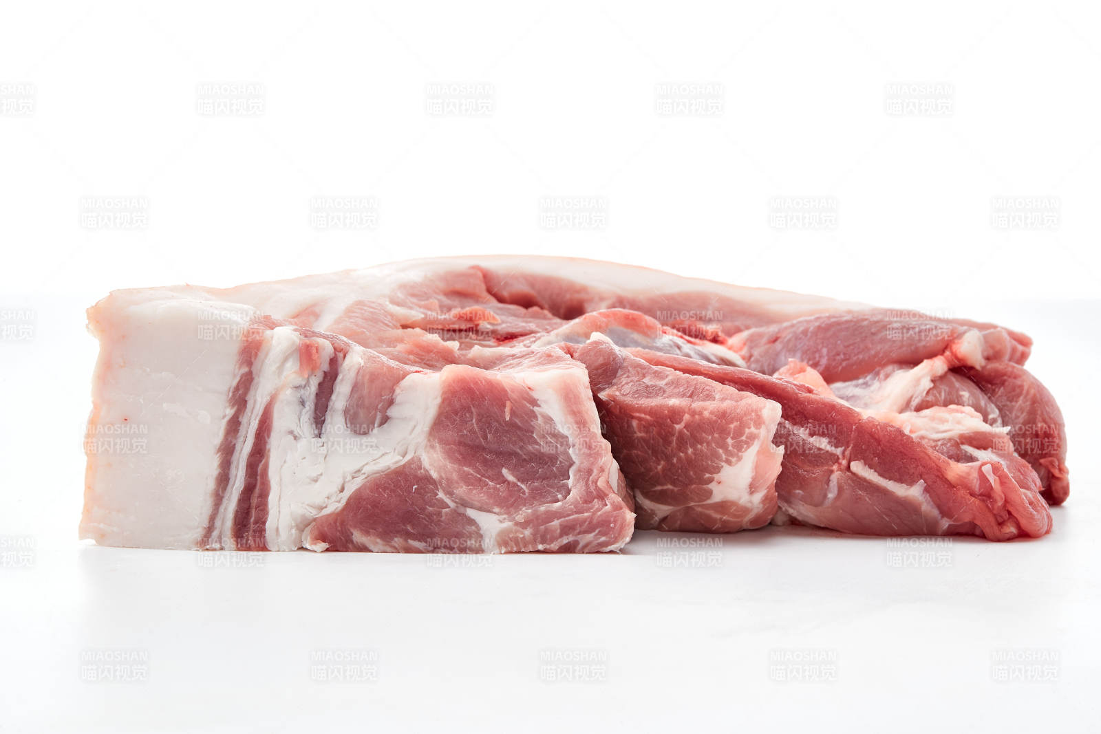 檢疫合格的屠宰生鮮豬肉