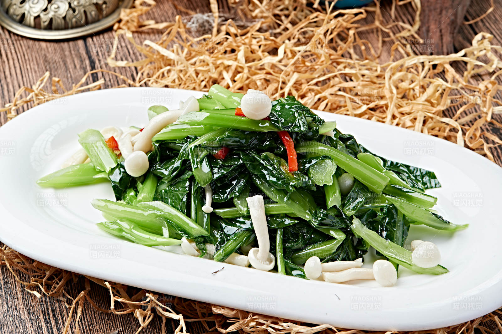 熗炒菜心海鮮菇