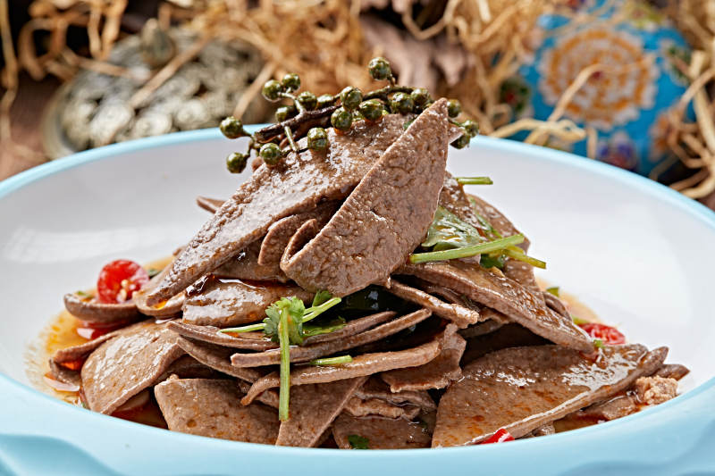 椒麻湘味熘肝尖