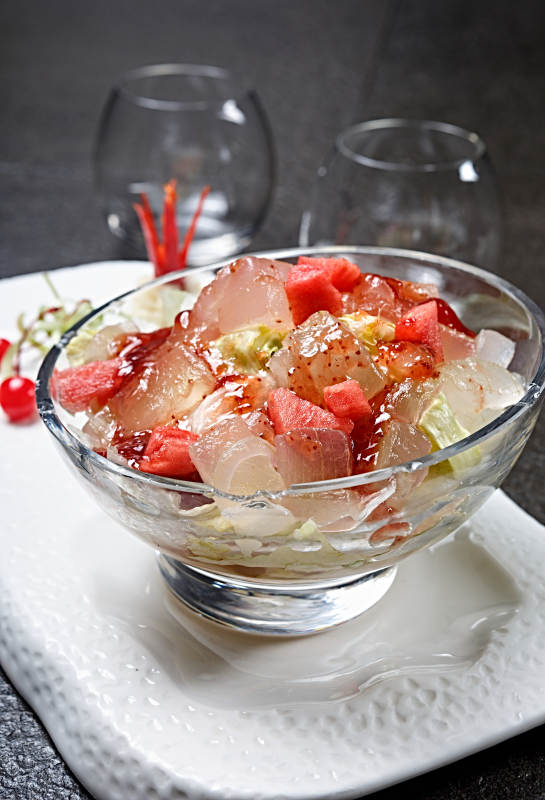 酸奶西瓜芦荟冰