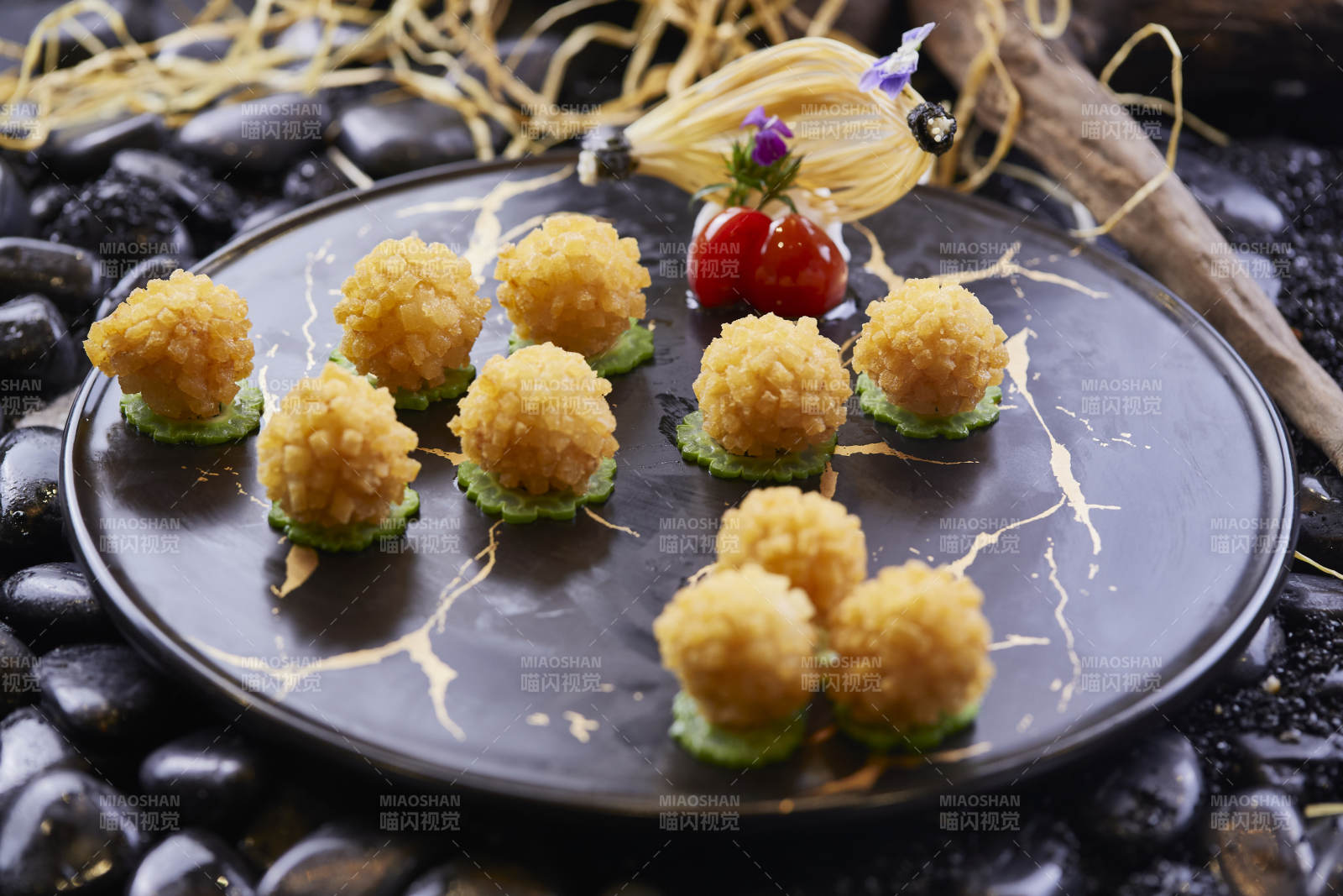 油炸蝦泥薯泥丸